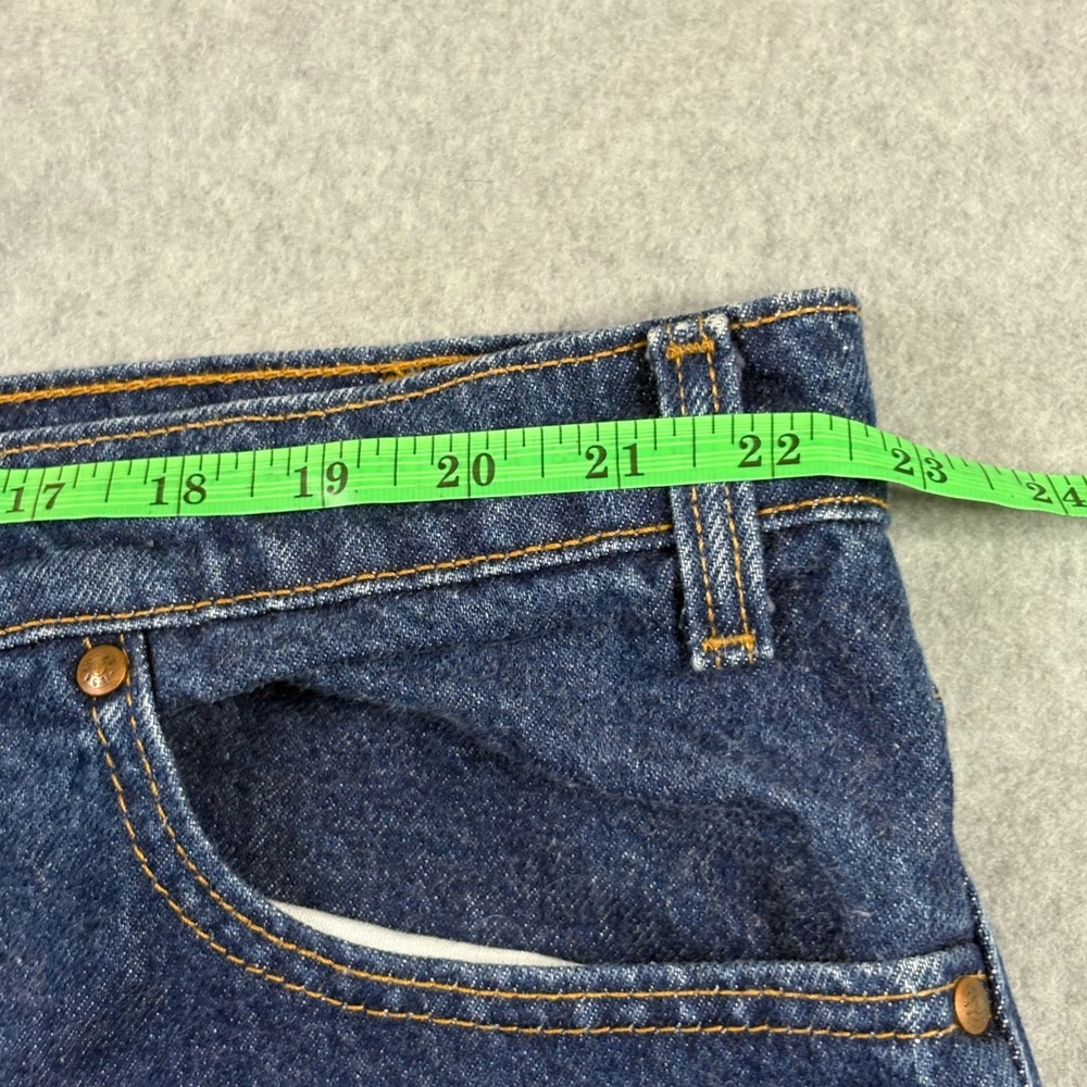 Vintage Levis 540 Relaxed Fit Jeans Mens 48x32 Made in USA Orange Tab Dark Wash - Picture 13 of 13